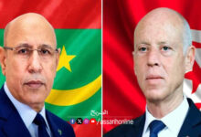 Kais Saied et Mohamed Ould Ghazouani
