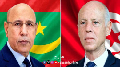 Kais Saied et Mohamed Ould Ghazouani