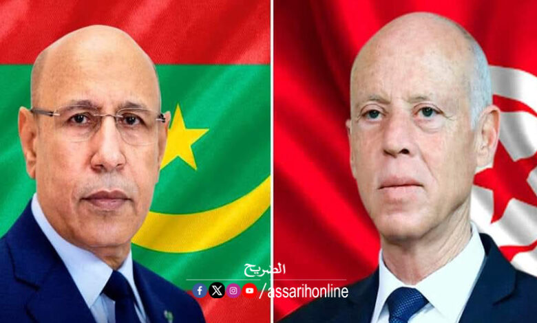 Kais Saied et Mohamed Ould Ghazouani