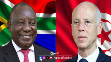 Kais saied et Cyril Ramaphosa