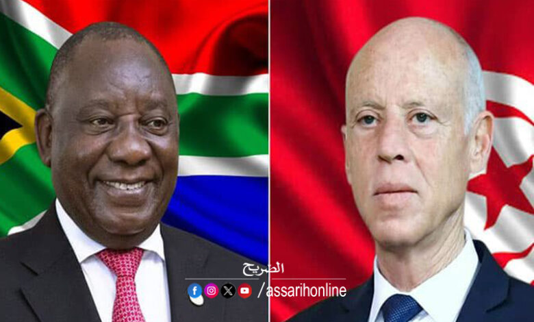 Kais saied et Cyril Ramaphosa