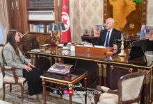 Kais saied et Mishkat slama Khaldi