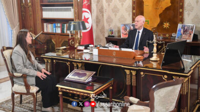 Kais saied et Mishkat slama Khaldi