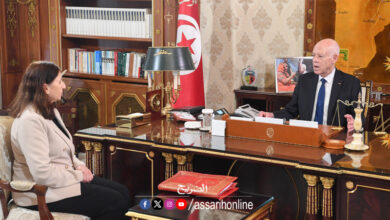 Kais saied et sarah Zaafrani Zenezri