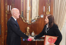 Kais saied et sarah zaafrani Zenezri