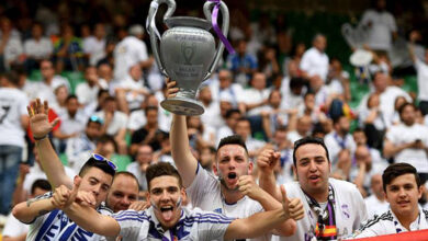 Les supporters du Real Madrid