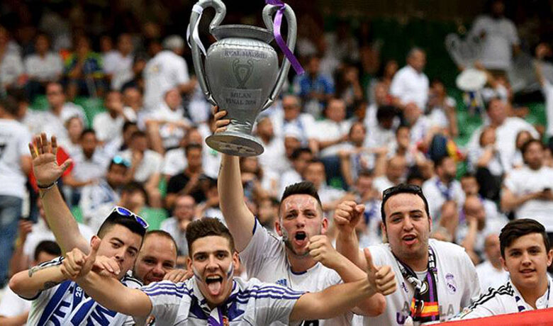 Les supporters du Real Madrid