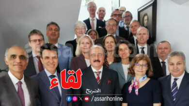 Mohamed Ali Nafti et les ambassadeurs Européens