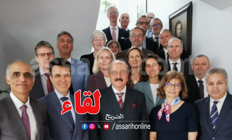 Mohamed Ali Nafti et les ambassadeurs Européens