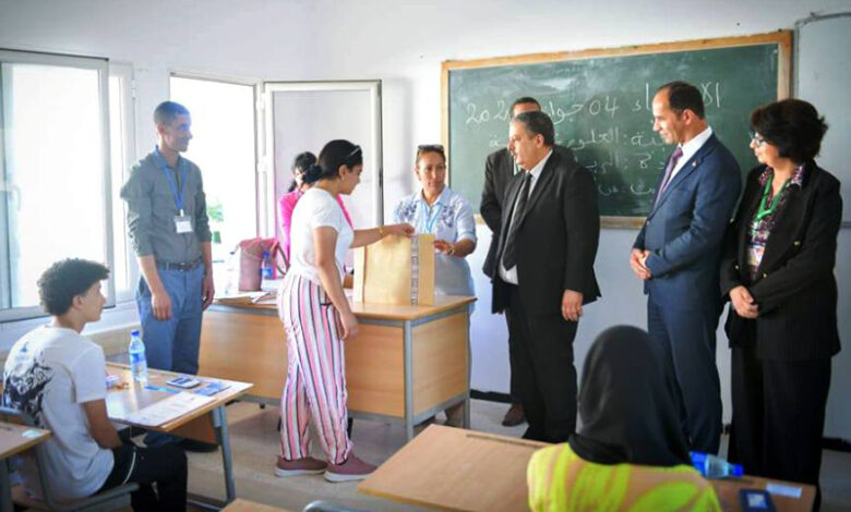 Baccalauréat... Le ministre de l'Éducation visite le gouvernorat du Kef