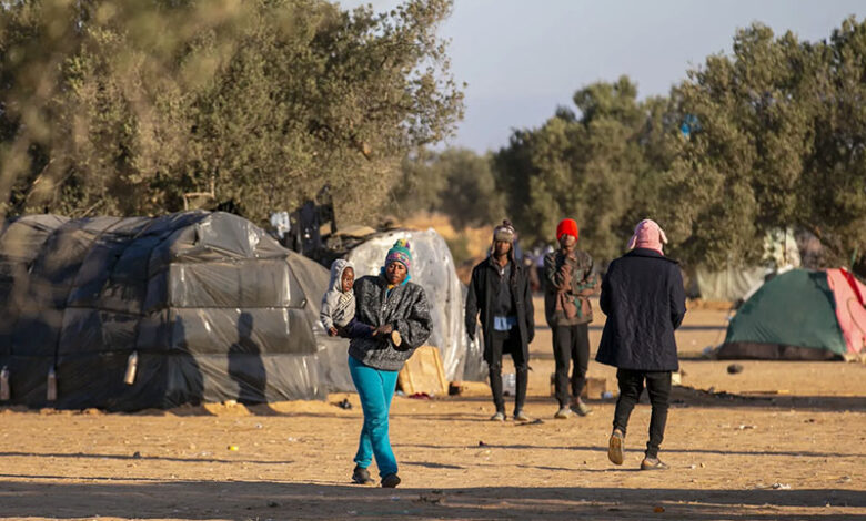 Démantèlement et évacuation du camp d'Al-Ashi à Al-Amera