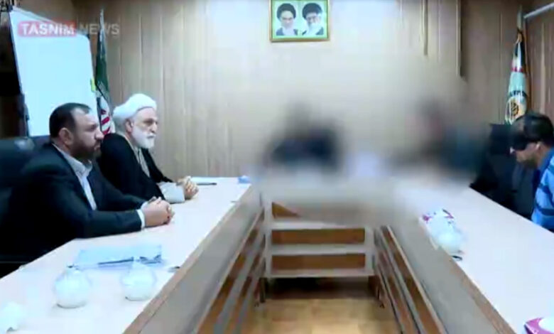 Iran... La télévision diffuse des images d'un espion avouant ses liens avec les services de renseignements israéliens.