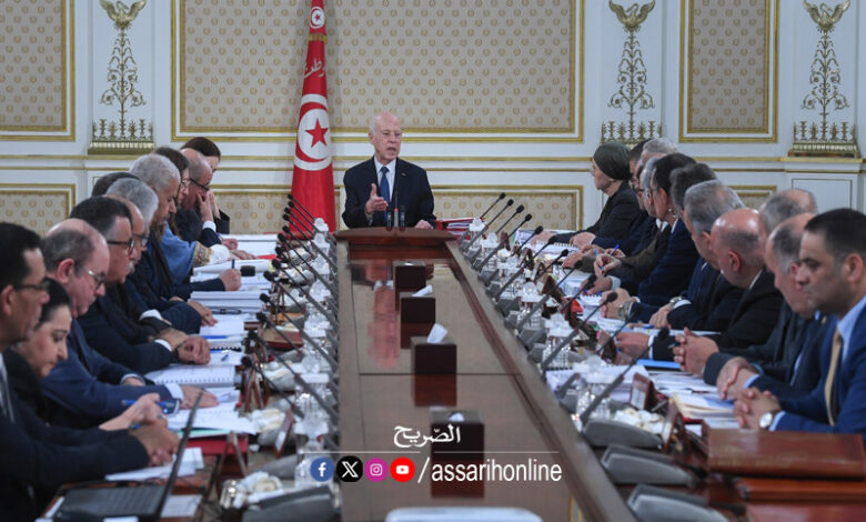Kais Saied Reunion Conseil des ministres