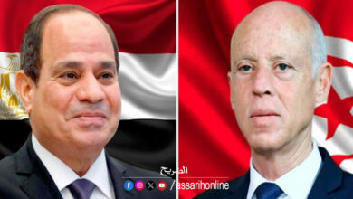 Kais saied et Abdelfattah sissi