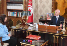 Kais saied et sarah zaafrani Zenzeri