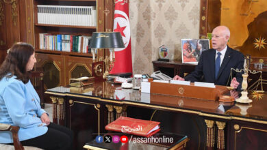 Kais saied et sarah zaafrani Zenzeri