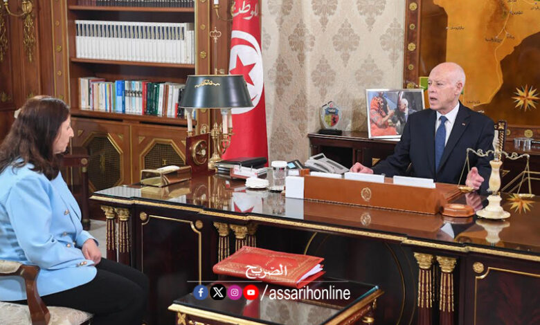 Kais saied et sarah zaafrani Zenzeri
