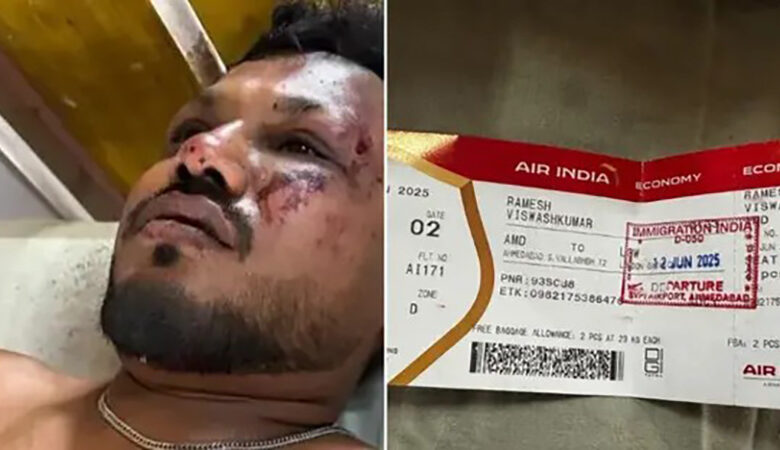 Le seul survivant du crash de l'avion indien raconte les détails de la tragédie.
