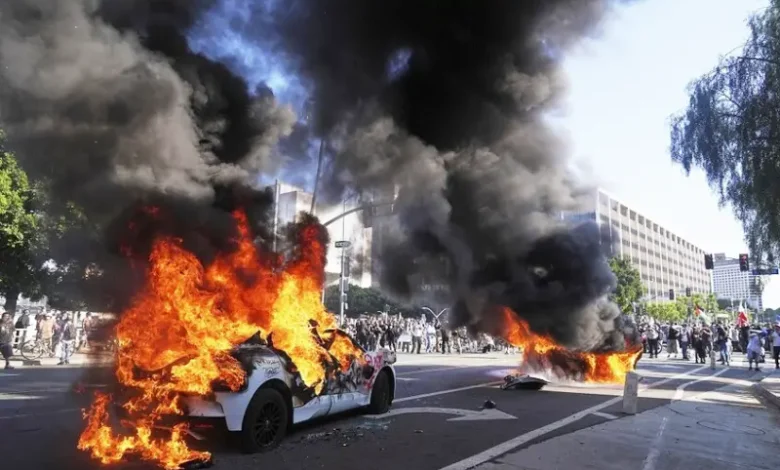 Los Angeles Heurts et Manifestations