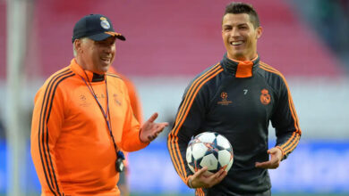 carlo ancelotti cristiano ronaldo