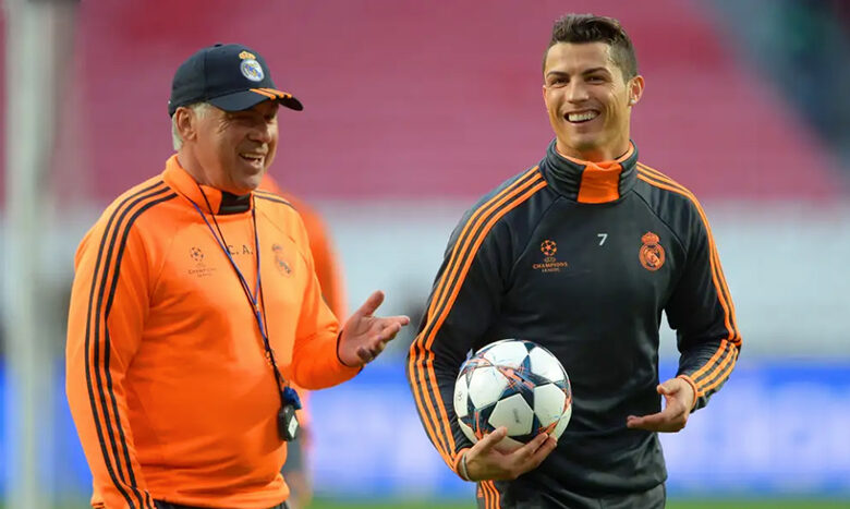carlo ancelotti cristiano ronaldo