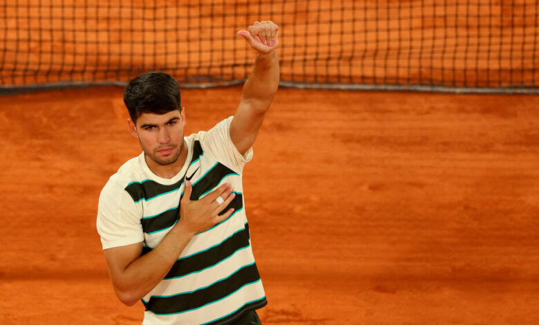 carlos alcaraz roland garros 2025