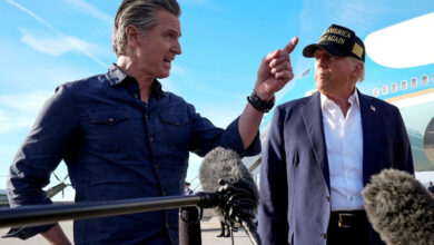 gavin newsom vs trump