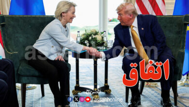 Donald Trump et Ursula von der Leyen