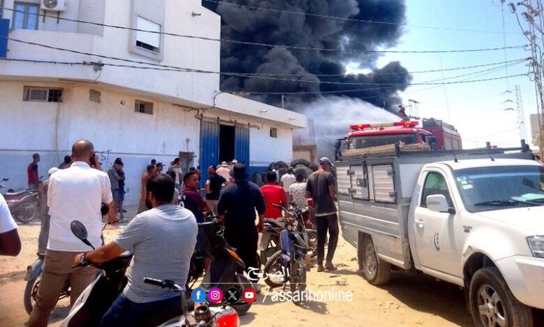 Incendie gabes