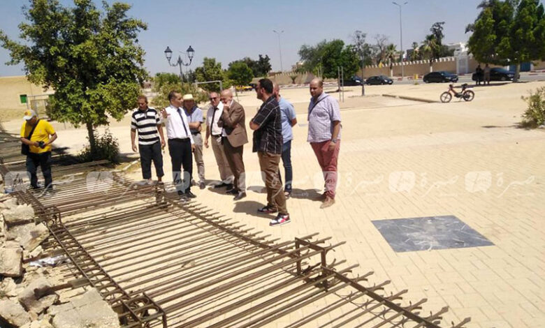 Kairouan... Une partie du mur de fer des fontaines aghlabides s'est effondrée