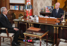 Kais Saied et Mustapha Ferjani