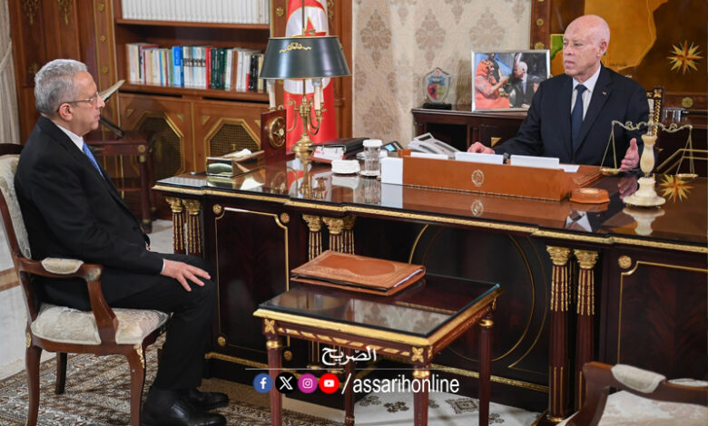 Kais Saied et Mustapha Ferjani