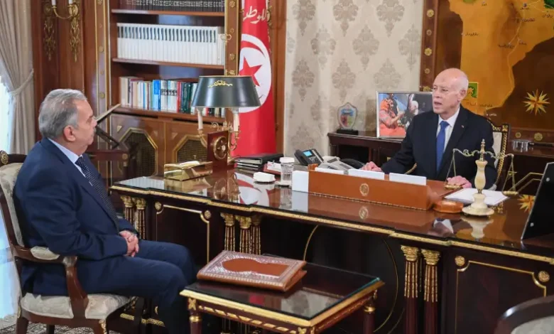 Kais Saied et Sadok Mourali