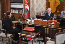 Kais Saied et Sarha Zaafrani Zenezri
