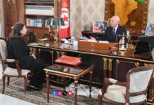 Kais saied et Sarah Zaafrani Zenezri