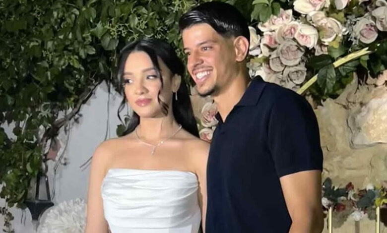 Rayan Darbali avec sa fiancée