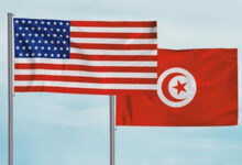 drapeaux tunisie USA