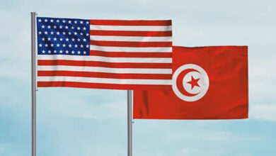 drapeaux tunisie USA