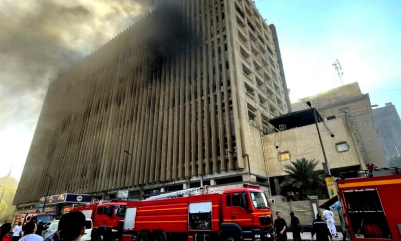 incendie central ramsis - caire 05.07.2025