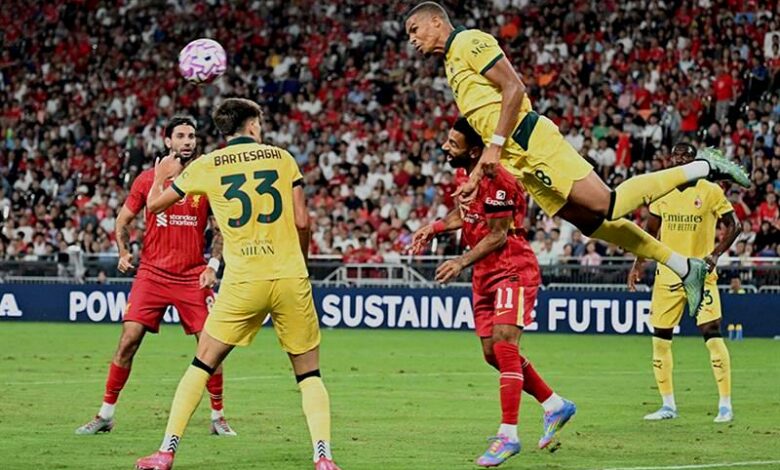 milan - liverpool 4-2 le 26.07.2025 à hong kong