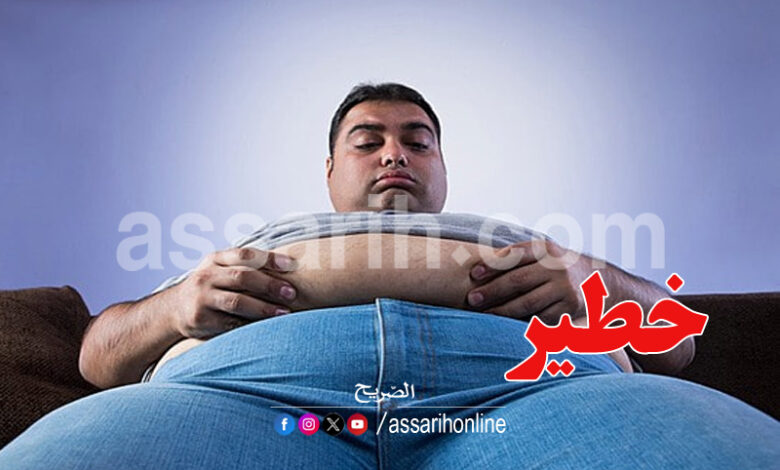 obese man
