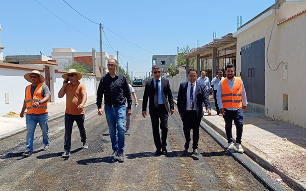 Bizerte... Progrès dans l'aménagement de plusieurs routes