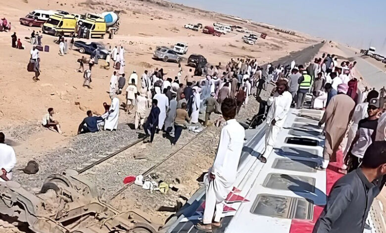 Egypte...accident de train