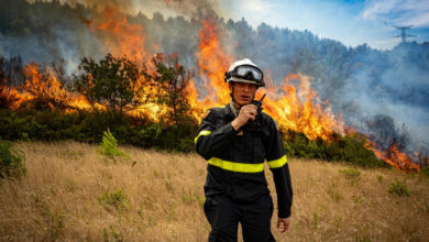 Incendie dans l’Aude France