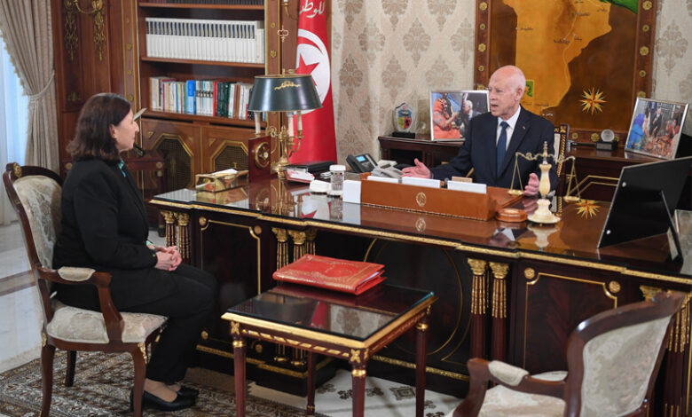 Kais Saied Et Sarra Zaafrani