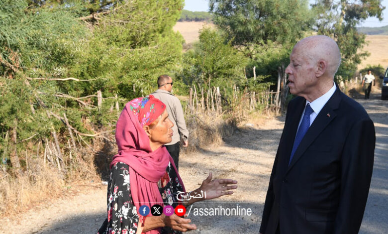 Kais Saied Visite Sejnane Bizerte