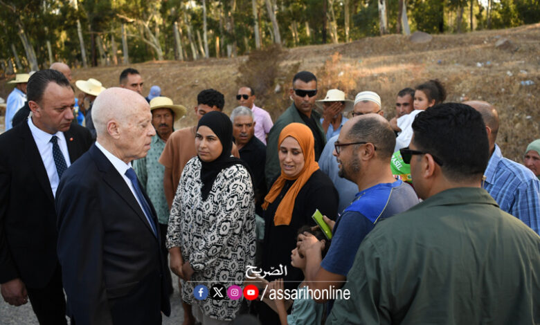 Kais Saied visite Sejnane Bizerte