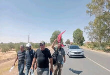 Les chauffeurs de taxi manifestent à pied