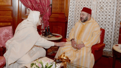 Mohammed 6 et Jammel Eddine Kadri Boudechichi