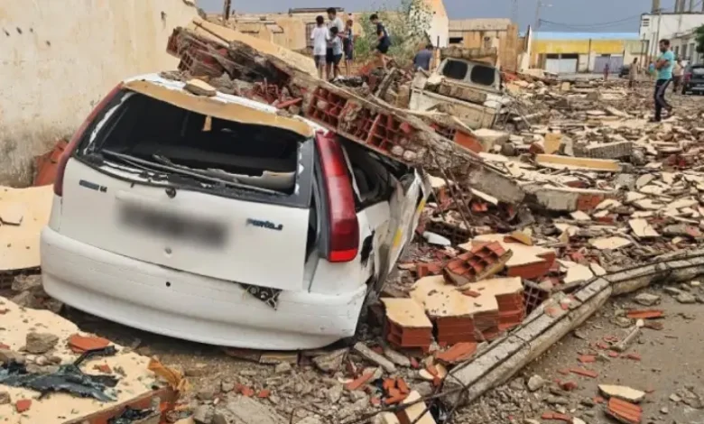 Orage Sidi Bouzid Aout 2025